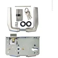 SRM Design Einsteckschloss Drücker & Schlosseinsatz + Schließzylinder