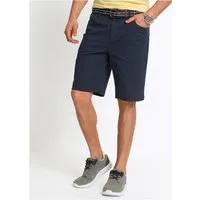 bonprix Bermudas aus Baumwolle mit Elasthan, mit Stretchanteil, erhöhter Bund