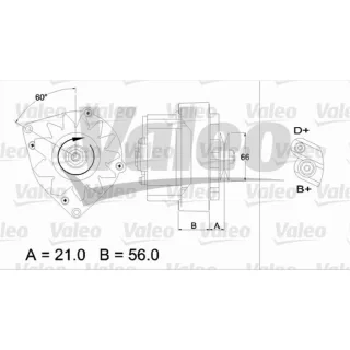 Valeo Lichtmaschine 95A BMW 3er 5er 6er 7er Z1