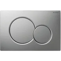 GEBERIT Betätigungsplatten Sigma 01, Kunststoff chrom für 2-Mengen-Spülung 115770215