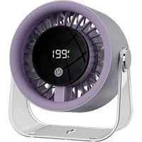nsihing Mini USB-Ventilator Tischventilator, stromsparend, ruhiger Lauf, 360° neigbar, Fan Lüfter, ragbarer Ventilator mit 199 Stufen, stufenlos regelbar