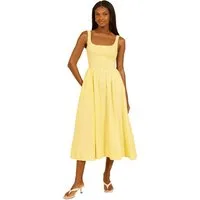 LIPSY Midikleid Lipsy Tailliertes Trägerkleid Midi-Länge, Regular (1-tlg)