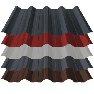 Trapezblech T50 | Dach | 0,70 mm | Stahl | Aluzink, 25 µm Polyester