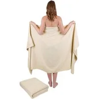 Betz Badetücher 2 Stück Badetücher groß XXL Badetuch Saunatücher Dresden 100 x 180 cm, 100% Baumwolle (Set, 2-St)