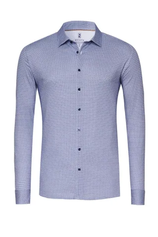 DESOTO - Casual Kent 1/1 dark blue waves - Gr. - M