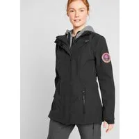 bonprix Softshelljacke Langjacke mit herausnehmbarem Sweat-Einsatz