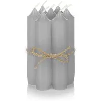 Nordstern Spitzkerze Stabkerzen 11 x 2,2 cm (Set, 6er), Ideale Tisch Deko für Hochzeit oder Weihnachten