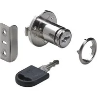 Hettich Möbelbeschlag Hettich Zylinder-Klappenschloss Zylinder Ø 18 mm