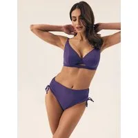 ESOTIQ Bikini-Hose Bikini Highwaist Sunrise, Bindeband, Raffung (1-St)