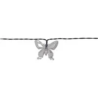 STAR TRADING LED-Lichterkette Papillon, 15-flammig, tranparente Schmetterlinge, 2,8 m, Akku, Vierfarb-Karton