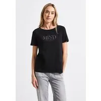 STREET ONE T-Shirt mit Rundhalsausschnitt