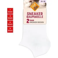Nur Die Sneakersocken Baumwolle Damen (1er/3er/6er/9er Pack, 6-Paar) Sneaker-socken füsslinge füßlinge