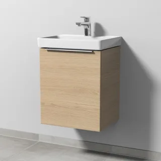 Sanipa 3way Waschtischunterbau zu Villeroy & Boch Avento Waschtisch mit 1 Tür, Eiche-Nordic UM61848