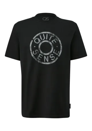 qs - T-Shirt schwarz - Gr. - M