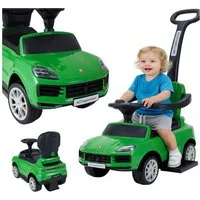 COIL Rutscherauto Babyrutscher, Kinderauto, Schiebeauto, 3in1, mit Druckgriff, interaktives Lenkrad, Musik- und Hupenknöpfe, ab 12 Monaten