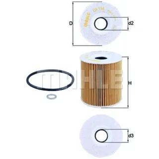 Mahle ?lfilter BMW 3er 5er 7er X5 Land Rover Range 3,0