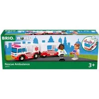 BRIO® Spielzeug-Auto BRIO Rettungswagen, mit Licht- & Soundeffekt