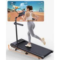 Bundviel Laufband 2000W Klappbares Laufband Walking Pad 1-12 km/h mit LED-Display, Max. 3.0HP bis 136 KG, 6 % Steigung, mit App
