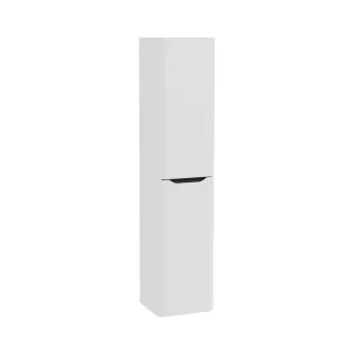VitrA New Integra Round Hochschrank mit 2 Türen 40 x 37 x 180 cm (BxTxH) Türanschlag Matt,80006 80006