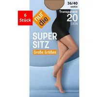 Nur Die Feinstrumpfhose Supersitz Große Größen 20 DEN (6 St)