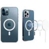 Wisam Smartphone-Hülle Wisam® Apple iPhone 12 6.1" MagSafe Silikon Case Magnetisch 15,49 cm (6,1 Zoll)