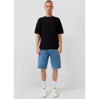 QS Jeansshorts Jeans-Bermuda Denim-Shorts / Loose Fit / Mid Rise