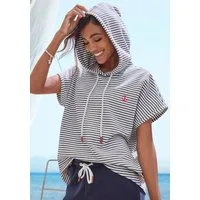H.I.S Sweatshirt gestreift und mit Kapuze, Loungewear