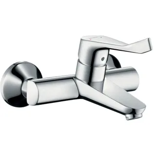 hansgrohe Focus Care Waschtisch Armatur 31913000 Aufputz, extra langer Hebel, chrom