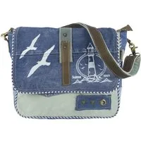 Sunsa Messenger Bag Messenger Bag Maritim Tasche Umhängetasche Crossbody Bag Meerliebhaber, Aus recycelten Materialien