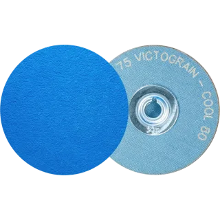 PFERD TOOLS COMBIDISC Schleifblatt CD Ø 75 mm VICTOGRAIN-COOL80 für Stahl und Edelstahl  - 42707580