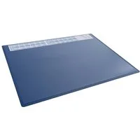 DURABLE Schreibtischunterlage Durable 722307 Schreibunterlage 4-Jahreskalender Dunkelblau, Transpar