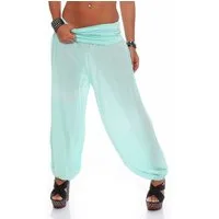 malito more than fashion Haremshose malito Damen Pumphose in Uni Farben, Haremshose zum Tanzen, Aladinho Sommer Haremshose Einheitsgröße