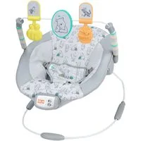 Bright Starts Babywippe Disney Winnie the Pooh Classic Pals Vibrating Bouncer, mit Sound-Effekt