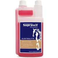 Supravit Ergänzungs Liquide für Pferde 1 Liter - 100% natürliche Unterstützung Elektrolyte, Nahrungsergänzungsmittel für: Pferd