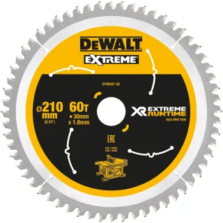DEWALT XR EXTREME Kreissägeblatt stationär Extra feine Schnitte - DT99567-QZ