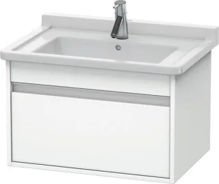 Duravit Ketho Waschtischunterbau wandhängend Weiß Matt 650x455x410 mm - KT666301818 KT666301818