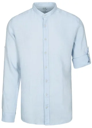 COMMANDER Finest Clothing - Hemd, 1/1 Arm ice blue - Gr. - L