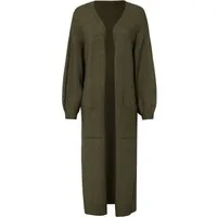 bonprix Strickjacke weite Passform, Midilänge, aus Polyacryl, Polyester und Elasthan