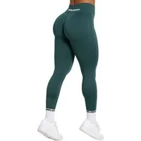 Smilodox Leggings Cetrina, Push Up Scrunch Leggings mit Schriftzug Fitness & Alltag Seamless, High Waist, Scrunch Sporthose, Atmungsaktiv, Blickdicht