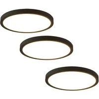 ZMH LED Deckenleuchte Wohnzimmer Ø18/27 Modern Küchenlampe Flur Schlafzimmer, Augenschutz, Einfache Installtion, LED fest integriert, Warmweiß