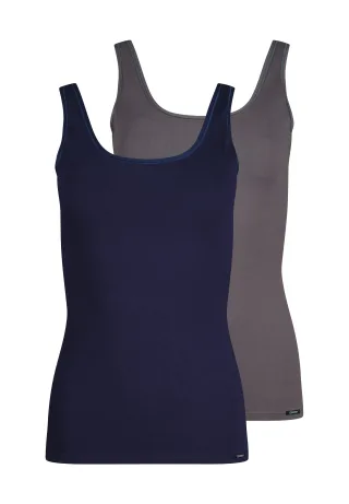 SKINY - SKINY Damen Tank Top DP Cotton Advantage bluevolcanic selection