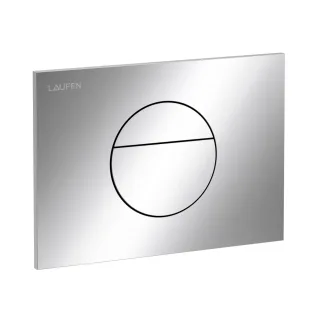 Laufen Betätigungsplatte SUNRISE INEO mit Zweimengenbetätigung chrom, H9001120040001 H9001120040001