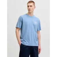 Jack & Jones T-Shirt JPRBLUFELIX SS TEE mit Logo Print