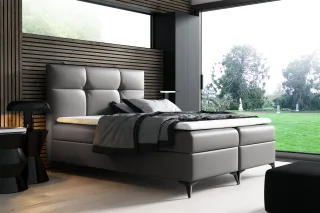 Boxspringbett Schlafzimmerbett FAITH 120x200cm inkl.Bettkasten