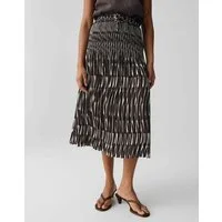 OPUS Plisseerock Ribane bamboo Ideal für entspannte Casual Looks im Alltag