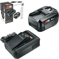 Akku Starter-Set 18V 1x 6,0Ah + Schnellladegerät AL 18V-44 schwarz, Li-Ionen Akku 6,0Ah, POWER FOR ALL ALLIANCE
