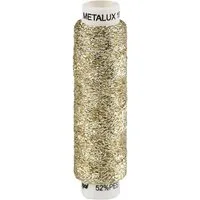 maDDma 100m / 1 Spule Metallgarn Nähgarn metallic Faden Effekt Applikation Nähgarn, 100 m, hellgold