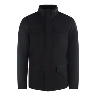 Aquascutum Active Field Jacket Schwarze Jacke