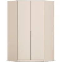 OTTO home Eckkleiderschrank Kleiderschrank Schrank Ankleidezimmer Schlafzimmer Garderobe AGORDO (in zwei Griff-Farben, Breite/Tiefe 117x117 cm, Höhen 210/229 cm) voll ausgestattet mit großzügigem Stauraum, 2 Höhen MADE IN GERMANY