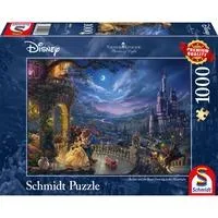 Puzzle Thomas Kinkade: Disney Die Schöne und das Biest